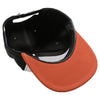 PB105 Flat Bill Tri Color Snapback [White/Black/B.Orange]