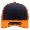 PB222 Pit Bull Cambridge Trucker Hat [Navy/Orange/Orange]