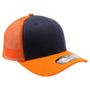 PB222 Pit Bull Cambridge Trucker Hat [Navy/Orange/Orange]