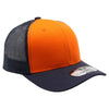 PB222 Pit Bull Cambridge Trucker Hat [Orange/Navy/Navy]