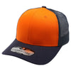 PB222 Pit Bull Cambridge Trucker Hat [Orange/Navy/Navy]