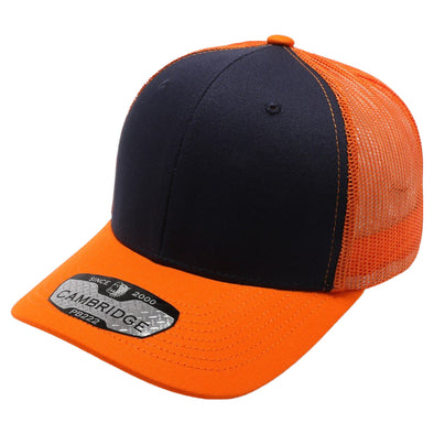 PB222 Pit Bull Cambridge Trucker Hat [Navy/Orange/Orange]