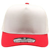 PB275 Pitbull Cambridge 5 Panel Meshback [White/Red]