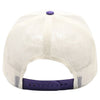 PB275 Pitbull Cambridge 5 Panel Meshback [White/Purple]