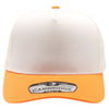 PB275 Pitbull Cambridge 5 Panel Meshback [White/Orange]