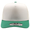 PB275 Pitbull Cambridge 5 Panel Meshback [White/Green]