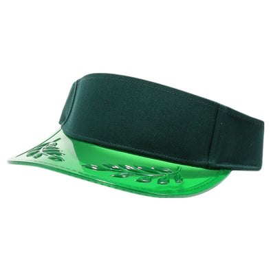 PB317 Pitbull Cambridge Transparent Bayleaf Sun Visor [Dark Green]