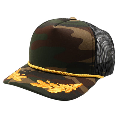 PB321 Pitbull Cambridge 5 Panel Sponge Bay Leaf #2 [Green Camo]