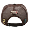 ZDPC04 AMAZE-IN ZODIAC PISCES ROPE SPONGE TRUCKER [WHITE/BROWN]