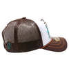 ZDPC04 AMAZE-IN ZODIAC PISCES ROPE SPONGE TRUCKER [WHITE/BROWN]