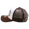 ZDLI04 AMAZE-IN ZODIAC LIBRA ROPE SPONGE TRUCKER [WHITE/BROWN]