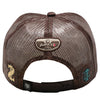 ZDLI04 AMAZE-IN ZODIAC LIBRA ROPE SPONGE TRUCKER [WHITE/BROWN]