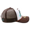 ZDLI04 AMAZE-IN ZODIAC LIBRA ROPE SPONGE TRUCKER [WHITE/BROWN]