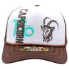 ZDCP04 AMAZE-IN ZODIAC CAPRICORN ROPE SPONGE TRUCKER [WHITE/BROWN]