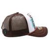 ZDCP04 AMAZE-IN ZODIAC CAPRICORN ROPE SPONGE TRUCKER [WHITE/BROWN]