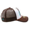 ZDAQ04 AMAZE-IN ZODIAC AQUARIUS ROPE SPONGE TRUCKER [WHITE/BROWN]