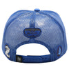 ZDAQ05 AMAZE-IN ZODIAC AQUARIUS ROPE SPONGE TRUCKER [WHITE/ROYAL]