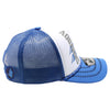 ZDAQ05 AMAZE-IN ZODIAC AQUARIUS ROPE SPONGE TRUCKER [WHITE/ROYAL]