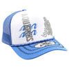 ZDAQ05 AMAZE-IN ZODIAC AQUARIUS ROPE SPONGE TRUCKER [WHITE/ROYAL]