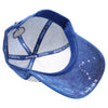 ZDAQ05 AMAZE-IN ZODIAC AQUARIUS ROPE SPONGE TRUCKER [WHITE/ROYAL]