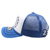 ZDPC05 AMAZE-IN ZODIAC PISCES ROPE SPONGE TRUCKER [WHITE/ROYAL]