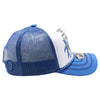 ZDPC05 AMAZE-IN ZODIAC PISCES ROPE SPONGE TRUCKER [WHITE/ROYAL]