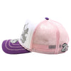 ZDSA07 AMAZE-IN ZODIAC SAGITTARIUS ROPE SPONGE TRUCKER [WHITE/PURPLE/PINK]