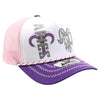 ZDAR07 AMAZE-IN ZODIAC ARIES ROPE SPONGE TRUCKER [WHITE/PURPLE/PINK]