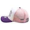 ZDLI07 AMAZE-IN ZODIAC LIBRA ROPE SPONGE TRUCKER [WHITE/PURPLE/PINK]