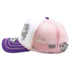 ZDVI07 AMAZE-IN ZODIAC VIRGO ROPE SPONGE TRUCKER [WHITE/PURPLE/PINK]