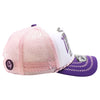 ZDVI07 AMAZE-IN ZODIAC VIRGO ROPE SPONGE TRUCKER [WHITE/PURPLE/PINK]