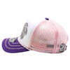 ZDLE07 AMAZE-IN ZODIAC LEO ROPE SPONGE TRUCKER [WHITE/PURPLE/PINK]