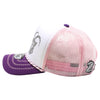 ZDCP07 AMAZE-IN ZODIAC CAPRICORN ROPE SPONGE TRUCKER [WHITE/PURPLE/PINK]