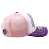 ZDAQ07 AMAZE-IN ZODIAC AQUARIUS ROPE SPONGE TRUCKER [WHITE/PURPLE/PINK]