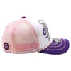 ZDCA07 AMAZE-IN ZODIAC CANCER ROPE SPONGE TRUCKER [WHITE/PURPLE/PINK]