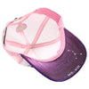 ZDCA07 AMAZE-IN ZODIAC CANCER ROPE SPONGE TRUCKER [WHITE/PURPLE/PINK]