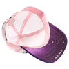 ZDTR07 AMAZE-IN ZODIAC TAURUS ROPE SPONGE TRUCKER [WHITE/PURPLE/PINK]