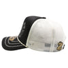 ZDPC06 AMAZE-IN ZODIAC PISCES ROPE SPONGE TRUCKER [BLACK/WHITE]