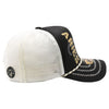 ZDAR06 AMAZE-IN ZODIAC ARIES ROPE SPONGE TRUCKER [BLACK/WHITE]