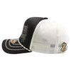 ZDVI06 AMAZE-IN ZODIAC VIRGO ROPE SPONGE TRUCKER [BLACK/WHITE]