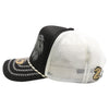 ZDLE06 AMAZE-IN ZODIAC LEO ROPE SPONGE TRUCKER [BLACK/WHITE]