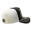 ZDLE06 AMAZE-IN ZODIAC LEO ROPE SPONGE TRUCKER [BLACK/WHITE]