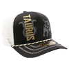 ZDTR06 AMAZE-IN ZODIAC TAURUS ROPE SPONGE TRUCKER [BLACK/WHITE]