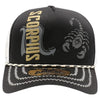 ZDSC06 AMAZE-IN ZODIAC SCORPIUS ROPE SPONGE TRUCKER [BLACK/WHITE]