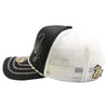 ZDSC06 AMAZE-IN ZODIAC SCORPIUS ROPE SPONGE TRUCKER [BLACK/WHITE]