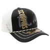 ZDSC06 AMAZE-IN ZODIAC SCORPIUS ROPE SPONGE TRUCKER [BLACK/WHITE]