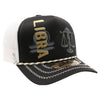 ZDLI06 AMAZE-IN ZODIAC LIBRA ROPE SPONGE TRUCKER [BLACK/WHITE]