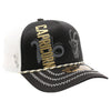 ZDCP06 AMAZE-IN ZODIAC CAPRICORN ROPE SPONGE TRUCKER [BLACK/WHITE]