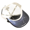 ZDAQ06 AMAZE-IN ZODIAC AQUARIUS ROPE SPONGE TRUCKER [BLACK/WHITE]