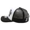 ZDLE03 AMAZE-IN ZODIAC LEO ROPE SPONGE TRUCKER [WHITE/BLACK]